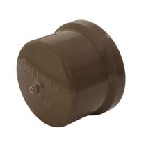 Conexão Caps PVC Marrom Liso 25mm (3/4") - Krona