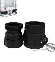 Conexão Container Ibc 1000l Kit Engate Rápido Camlock 2 X 2