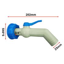 Conexão Container Ibc Com Registro E Saída Espigão De 1 Pol Conexão Container Ibc Com Registro E Saída Espigão De 1 Pol