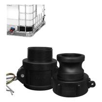 Conexão Container Ibc Kit Engate Rápido Camlock 2x1.1/2