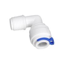 Conexao Cotovelo plástico para purificadores de agua Soft Everest c/ engate rápido - Rosca 1/2 x Mangueira 3/8 Conexao Cotovelo plástico para purificadores de agua Soft Everest c/ engate rápido - Rosca 1/2 x Mangueira 3/8