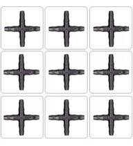 Conexão Cruzeta Irrigação Microtubo 4mm - Kit 50pc Conexão Cruzeta Irrigação Microtubo 4mm - Kit 50pc