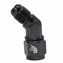 Conexão Curta 45 Femea 6AN x 6AN Macho All Black - Cód.9474