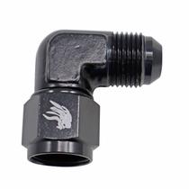 Conexão Curta 90 Femea 8AN x 8AN Macho All Black - Cód.9452