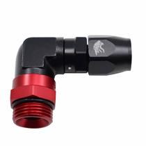 Conexão Curta 90 Macho 12AN x Mangueira 10AN R&B - Cód.9414