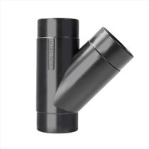 Conexão de coleta de poeira Y POWERTEC 2,5" para mangueira de 2,5"
