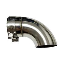 Conexão De Curva De Saída Do Supressor De Escape Automotivo Em Aço Inoxidável