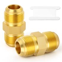 Conexão de tubo GASHER Half-Union 1/2 Flare x 1/2 Flare Male Conexão de tubo GASHER Half-Union 1/2 Flare x 1/2 Flare Male