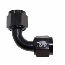 Conexão Emenda Fêmea 90 8AN x 8AN All Black - Cód.9421