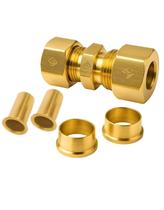 Conexão emenda união 10mm insert tubo nylon cobre cano freio Conexão emenda união 10mm insert tubo nylon cobre cano freio
