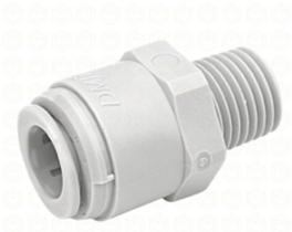 Conexao Engate Rapido rosca macho 1/4" NPT x tubo 3/8"