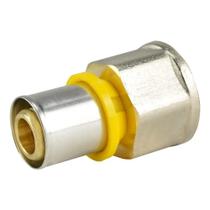 Conexão Fixa Femea 16MM X 1/2 P/ Gás - Astra Conexão Fixa Femea 16MM X 1/2 P/ Gás - Astra