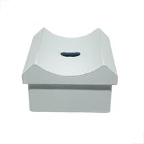 Conexao Fixa Fx02Q Quadrada 2 Polegadas Aluminio Branco Conexao Fixa Fx02Q Quadrada 2 Polegadas Aluminio Branco