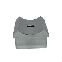 Conexao Fixa Fx02Q Quadrada 2 Polegadas Aluminio Cromado - Fast Vidros