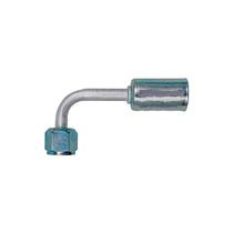 Conexão Flare 90º Fêmea 06mm Aluminio com clip Conexão Flare 90º Fêmea 06mm Aluminio com clip
