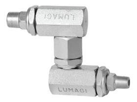 Conexão giratória para bomba propulsora.