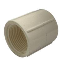 Conexao Luva Pvc Branca 25mm 3/4" Rosca/ Rosca - Krona Conexao Luva Pvc Branca 25mm 3/4" Rosca/ Rosca - Krona
