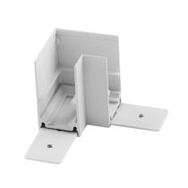Conexão Magnética Sobrepor em L P/ Perfil G20 Branco DS9963 Delis ST2807