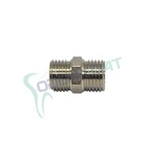 Conexão / niple rosca macho x macho 1/4" npt