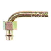 Conexão Oring 10X90 10mm p/ Ar Universal (Rosca Fêmea)(Aç Conexão Oring 10X90 10mm p/ Ar Universal (Rosca Fêmea)(Aç