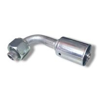 Conexão Oring 90º Fêmea 08mm Alumínio c/Clip (450012)