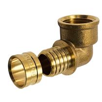 Conexão Pex em L Emmeti 20x1/2" Latão - P28291862 Conexão Pex em L Emmeti 20x1/2" Latão - P28291862