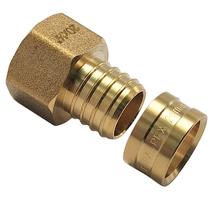 Conexão Pex Fixa Emmeti 20x1/2" Latão - P28291459 Conexão Pex Fixa Emmeti 20x1/2" Latão - P28291459