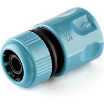 Conexão Plástica para Mangueiras de 1/2, Engate Rápido, Cor Azul, Linha Primafer, Atlas.