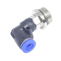 Conexão Pneumática Engate Rápido Cotovelo 08mm X 1/2'' Conexão Pneumática Engate Rápido Cotovelo 08mm X 1/2''