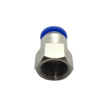 Conexao Pneumática Reta Femea 12mmx1/2 Bsp - 10 Peças