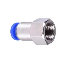 Conexão Pneumática Reta Fêmea Liso 10mm X 1/4 Polegadas Conexão Pneumática Reta Fêmea Liso 10mm X 1/4 Polegadas