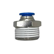 Conexão Pneumática Reta Macho Rosca 3/4 Npt Tubo 8mm -1 Pçs Conexão Pneumática Reta Macho Rosca 3/4 Npt Tubo 8mm -1 Pçs