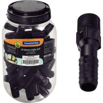 Conexao Preta Tramontina Adaptador Interno Rosca Externa 1/2'' Pote Com 100 Pecas - 78420744