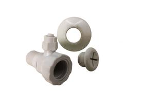 Conexão Purificador, Ponto De Filtro T ( 8mm) Branco