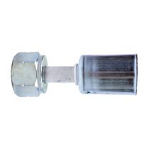 Conexão Radial Reta Fêmea 08mm Aluminio c/ Clip Universal a