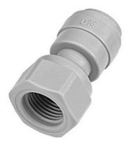 Conexão Rapida Rosca Femea 7/16-20UNF x tubo 1/4 - DMFIT Conexão Rapida Rosca Femea 7/16-20UNF x tubo 1/4 - DMFIT