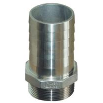 Conexão reta de tubo a mangueira GROCO 3/4 NPT x 3/4 ID Conexão reta de tubo a mangueira GROCO 3/4 NPT x 3/4 ID