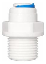 Conexão Reta Engate Rápido 1/4" x Rosca Macho 3/8" para Mangueira Alta Resistência