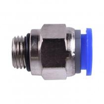 Conexao reta macho de 1/4" x 8mm bspt