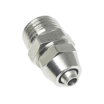 Conexão Reta Macho Metal 6mm X 1/4" Conexão Reta Macho Metal 6mm X 1/4"