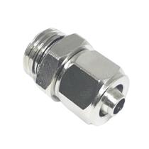 Conexão Reta Macho Metal 8mm X 1/4" Conexão Reta Macho Metal 8mm X 1/4"