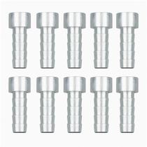 Conexão salva vida 10mm aluminio encaixe externo 10 peças Conexão salva vida 10mm aluminio encaixe externo 10 peças