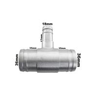 Conexão T Aluminio Radiador Adaptação 35X17X35mm Universal