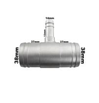 Conexão T Aluminio Radiador Adaptação 37X37X13mm Universal