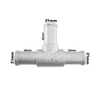 Conexão T Aluminio Redução 20x20x20mm Adaptação Universal Conexão T Aluminio Redução 20x20x20mm Adaptação Universal