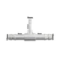 Conexão T Aluminio Redução 8x5x8mm Adaptação Universal