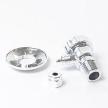 Conexão T Bebedouro Água Sem Vazamento 1/2x6mm Cromada