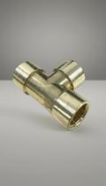 Conexão Tee Latão Rosca Interna 1/4 BSP