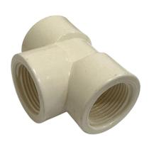 Conexao Tee Pvc Branco 25mm 3/4" Rosca/ Rosca - Krona