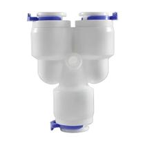 Conexão Y Filtro Água Engate Rápido 1/4" 3x